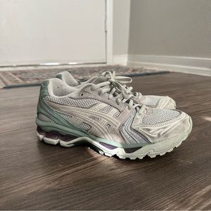 ASICS Green & Gray Gel-Kayano 14 sneakers WOMENS 8